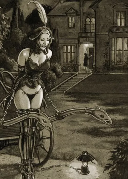 Waiting for the mistress by cutiemilyy