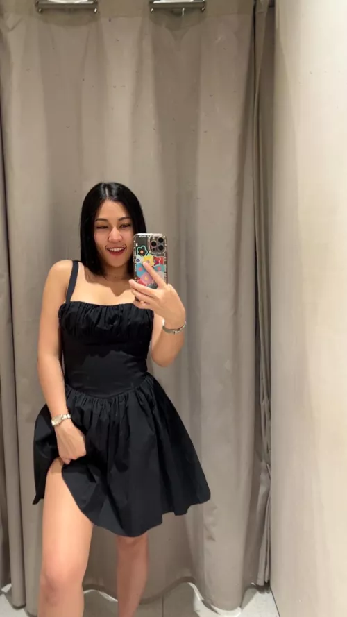 Caught in the mirror moment! Do you think this is my color? by your_ZetaLiu