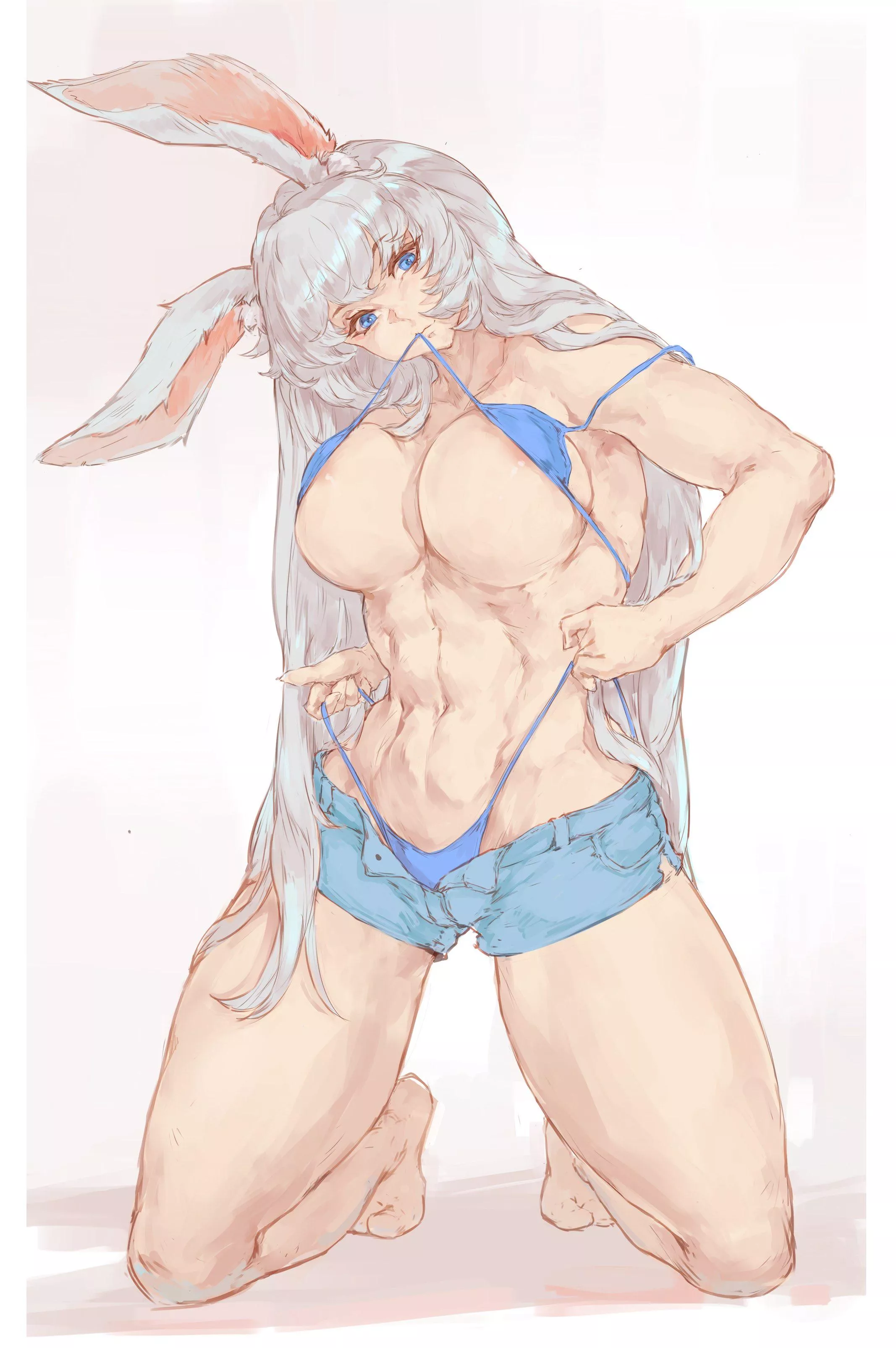 Fit bunny (Tezy8 Art)[Original] posted by StarvingArtist2000