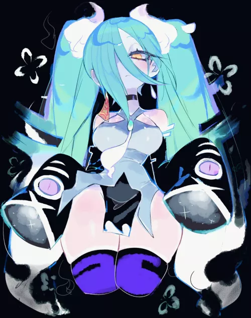 Ghost-Type Trainer Miku by MoistAngle3034