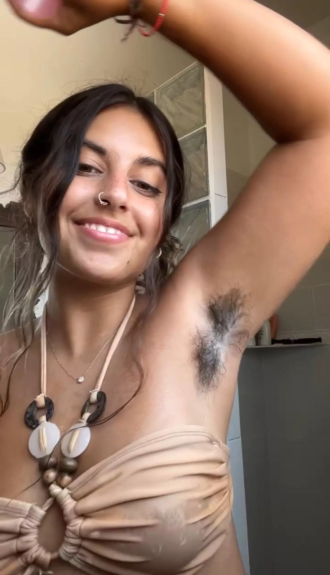 Hairy pits after swimming in the pool! posted by sexsoda