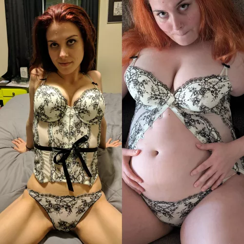 Hardly noticeable, right? I mean this corset doesn't close anymore but... by ElizaShawww