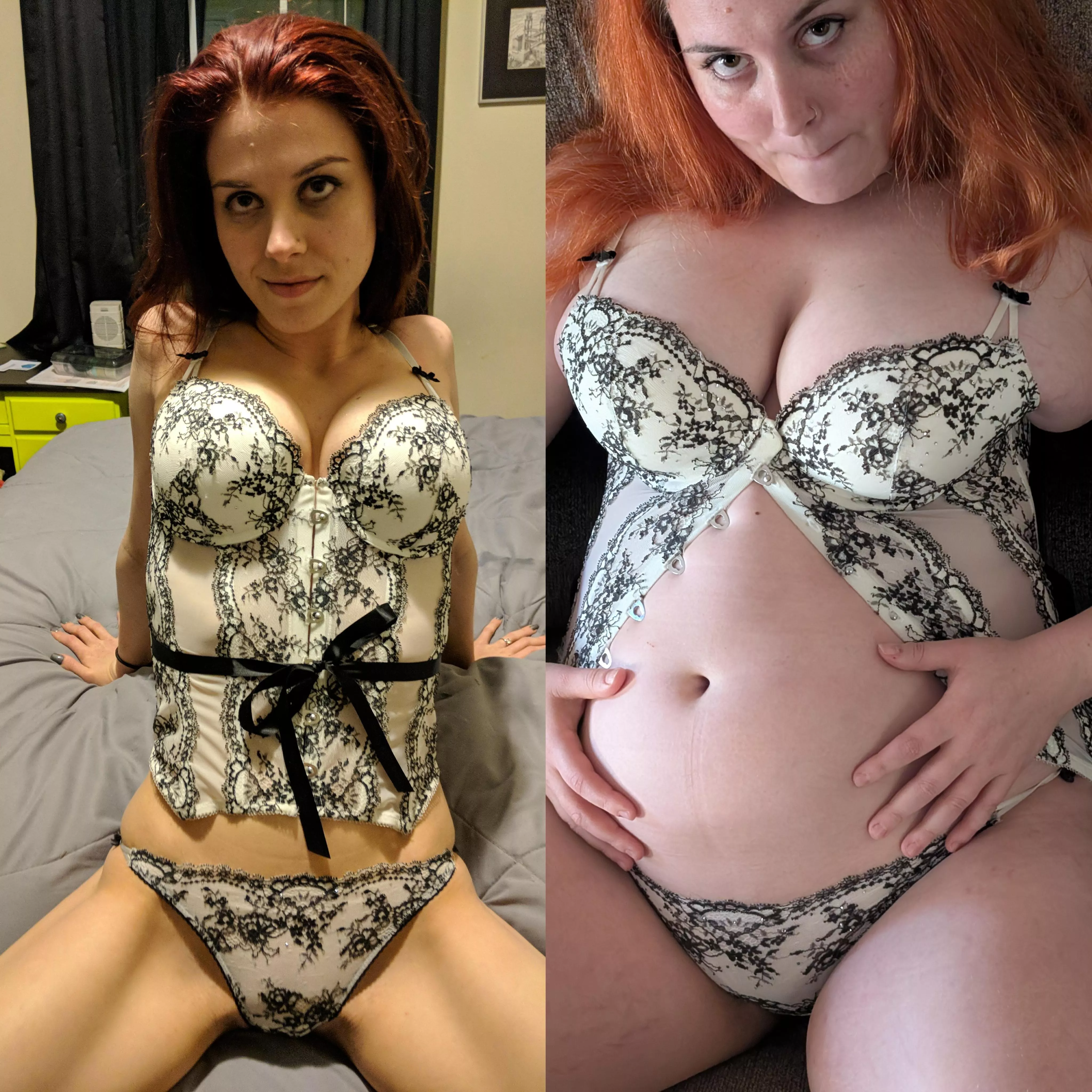 Hardly noticeable, right? I mean this corset doesn't close anymore but... posted by ElizaShawww