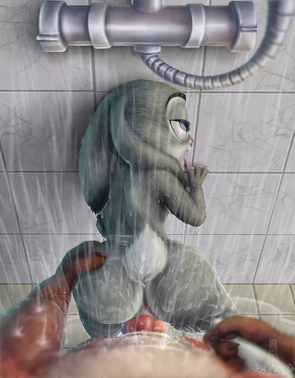 Hot Shower (Ukon_vasara) posted by Wild_Viktoria