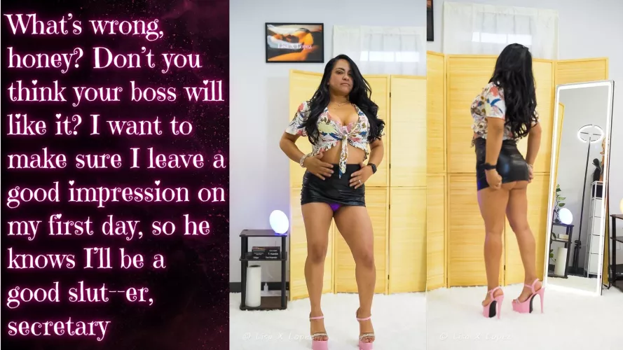 I just want your boss to know I'll be a good fit in any position he wants to put me in by LisaXLopez