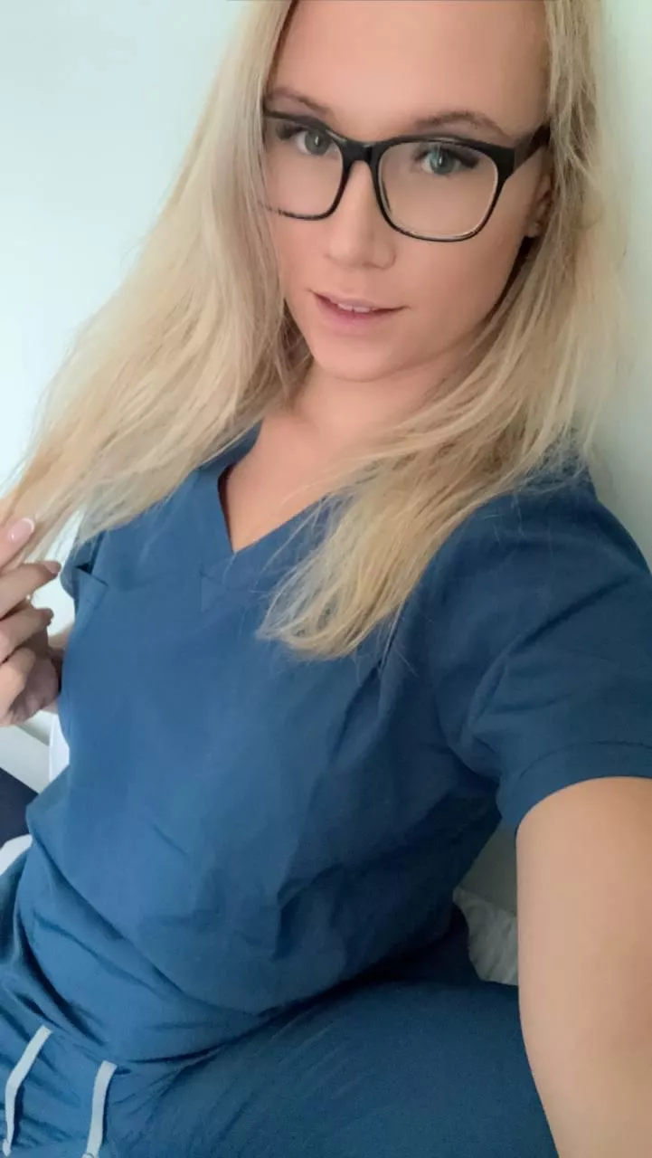 Imagine working with me😅 posted by nursebunnyxo