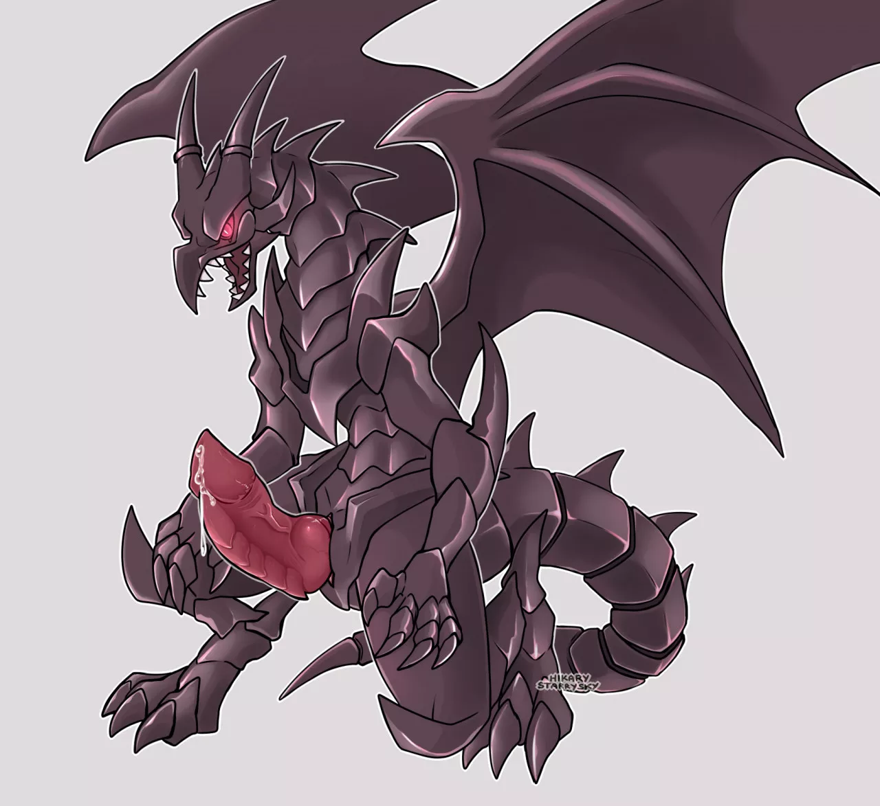 [M] Red-eyes horny dragon (hikaryNSFW) posted by Charm_Viktoria
