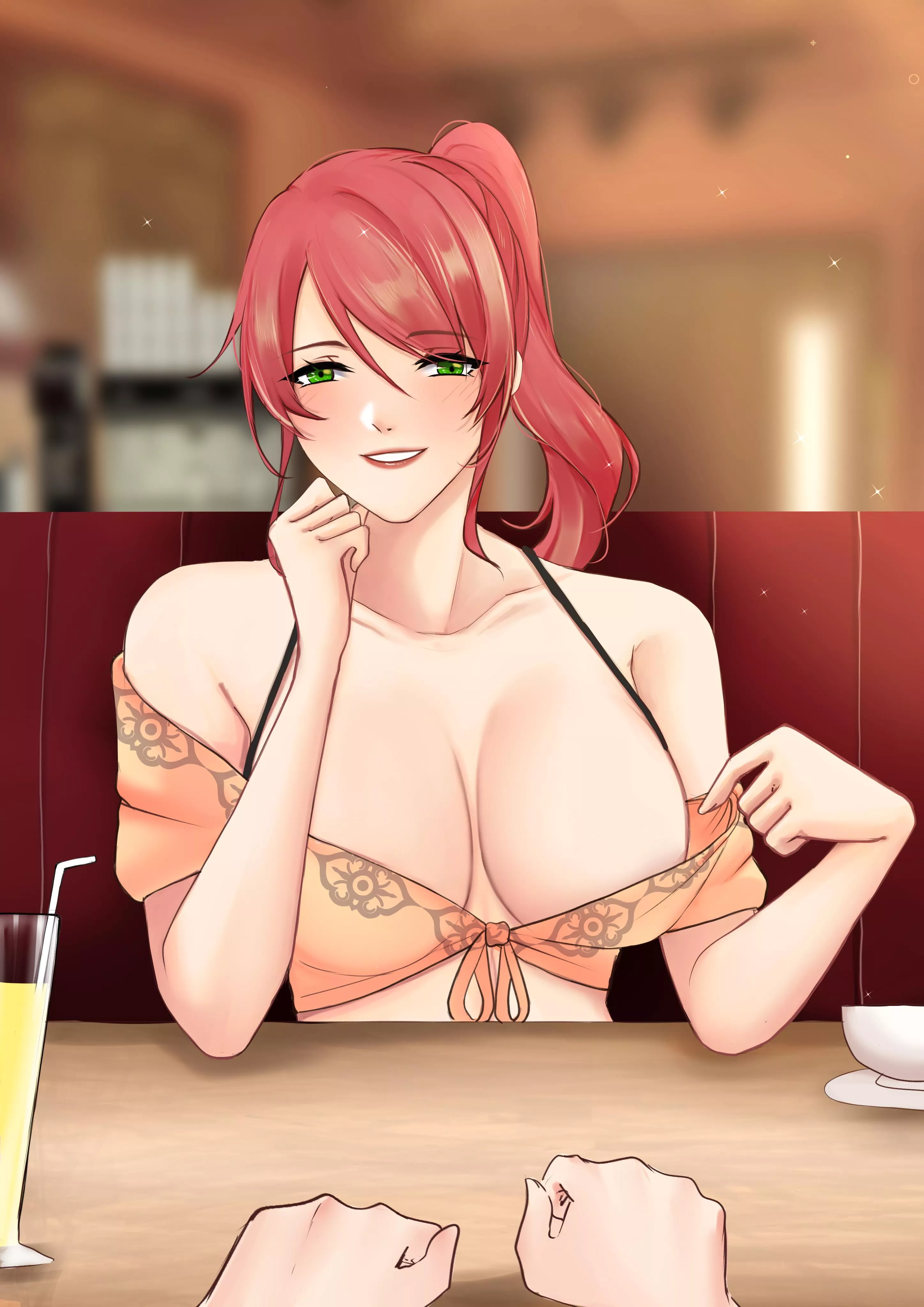 Pyrrha wants to leave the restaurant (Day_An) [rwby] posted by darkrobbe1