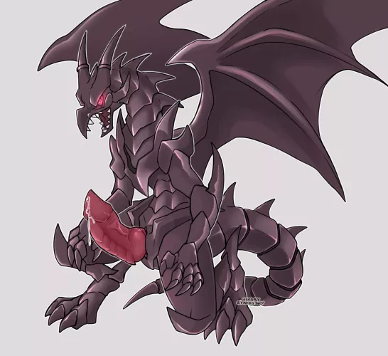 Red-eyes horny dragon [M] (hikaryNSFW) by Luna_Prettiest