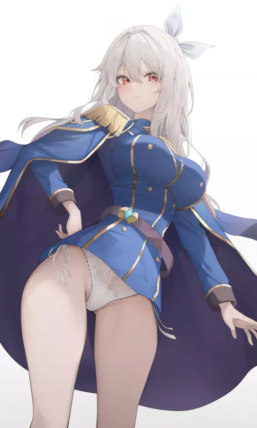 Showing off her white panties [Artist's OC] by marxsander2016