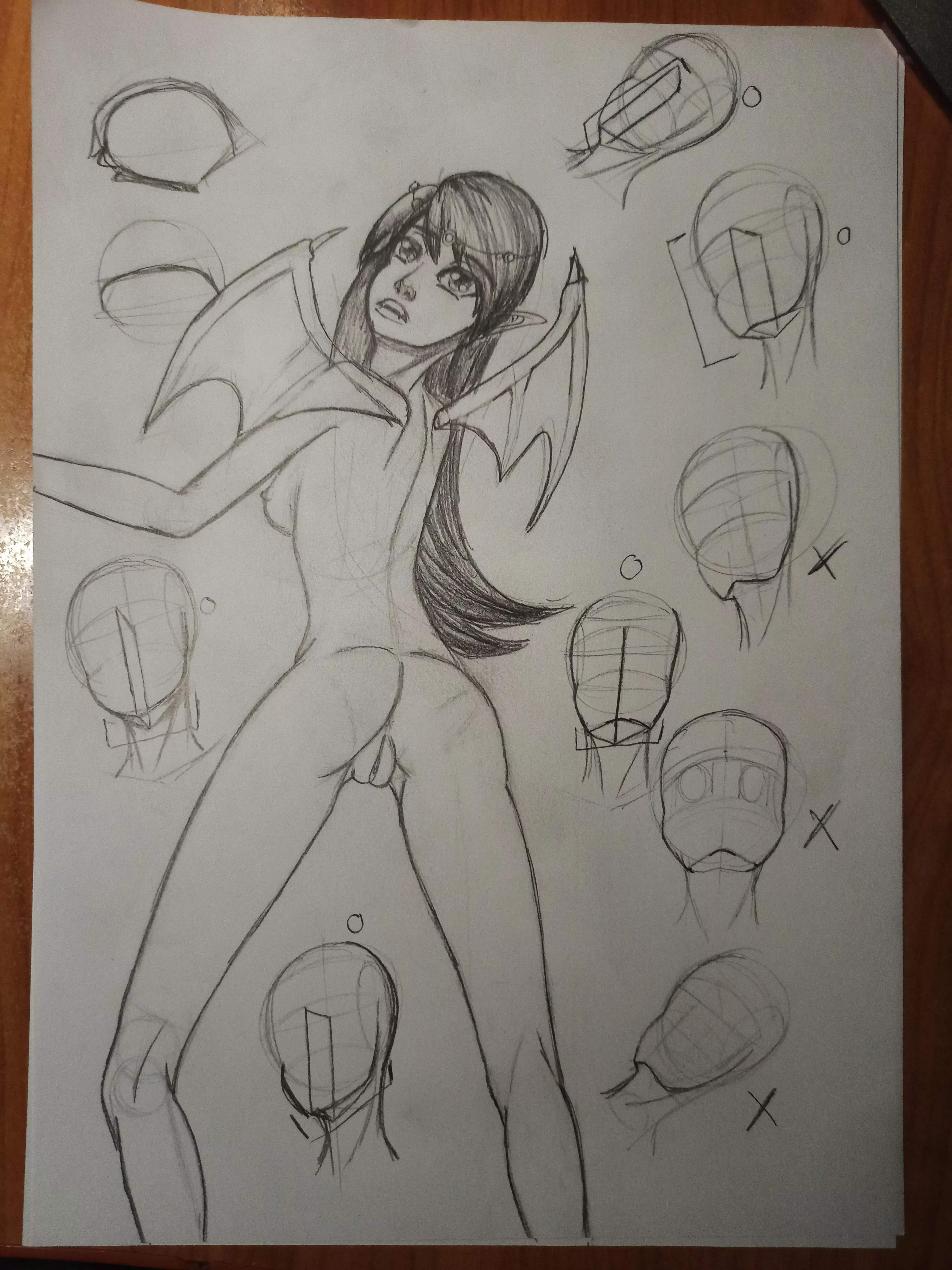 Sketching a vampire posted by bored_craft