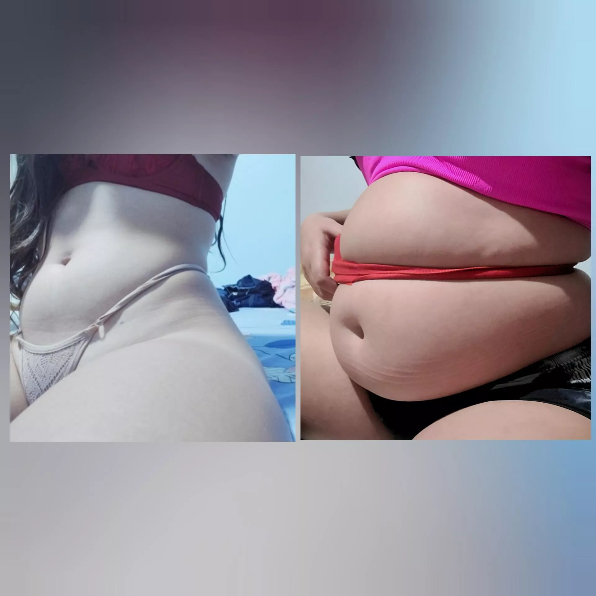 Skinny to fat ↔️😳 posted by ivanelysS