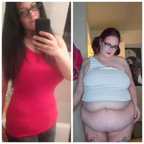 Skinny to fat by CurvyLizaBBW