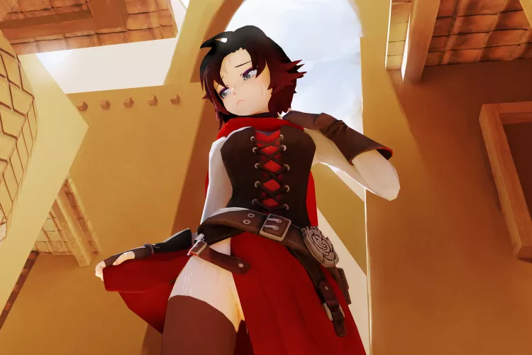 The desert sun forced some... alterations to Ruby's Atlas outfit by aachar_sensei