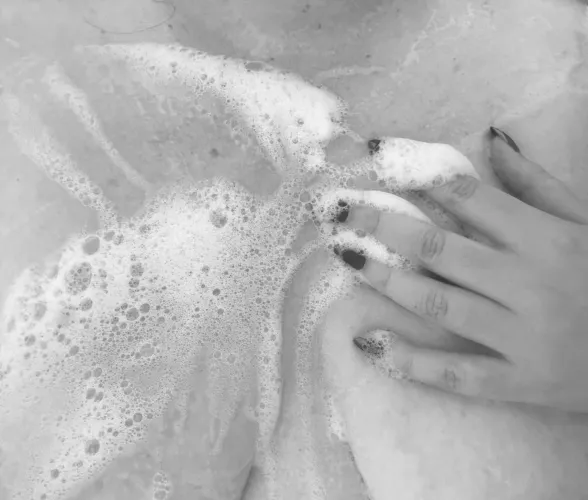 What’s black and white and wet all over?  by AN0n0Moose