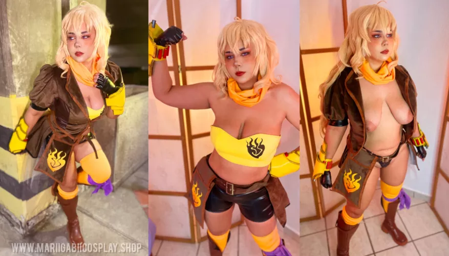 Yang Xiao long by Mariigabiicos  by mariigabiicos