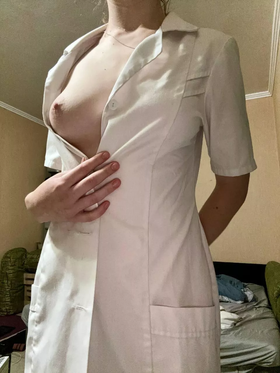 you have no idea how many nurses don't wear a bra under their gown posted by Alissa_DK1