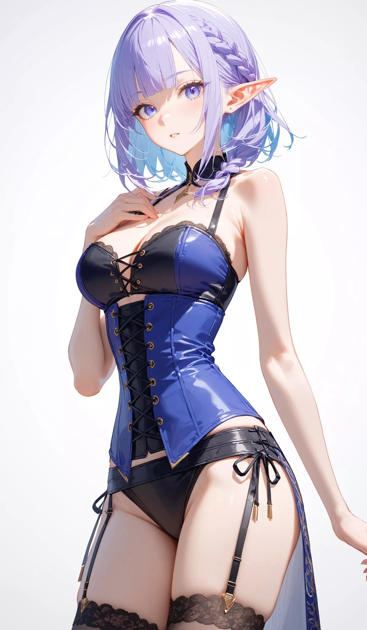 Blue Corset Elf  posted by CheetahSperm18