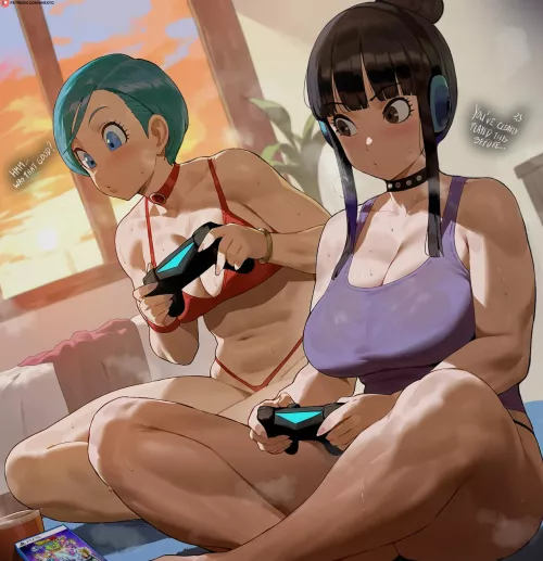 Bulma & Chi-Chi (Shexyo) [Dragon Ball] by EroMestre