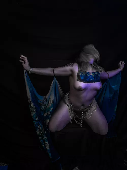 Chained in blue… by SireninPaint