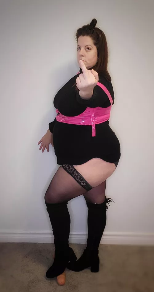 Go tell your friends your into fat girls now.  by TheDeeXired