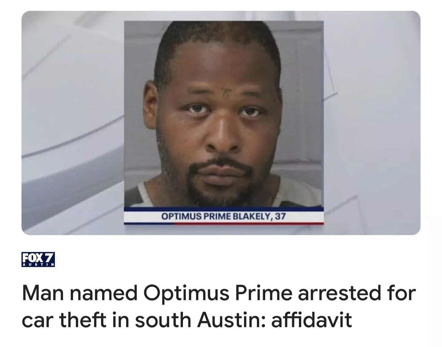 “How y’all doing, my name is Optimus Prime Blakey, I just wanted to know why come the Energon ain’t free?” posted by BioSpark47