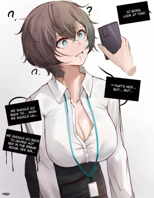 Hypnotising your annoying boss (eroborne) by Ch1ckenNugg