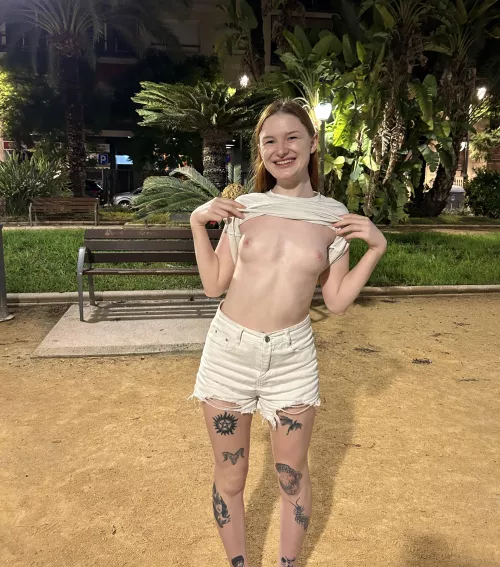 I love it when passersby peek at my boobs by galactiickiss