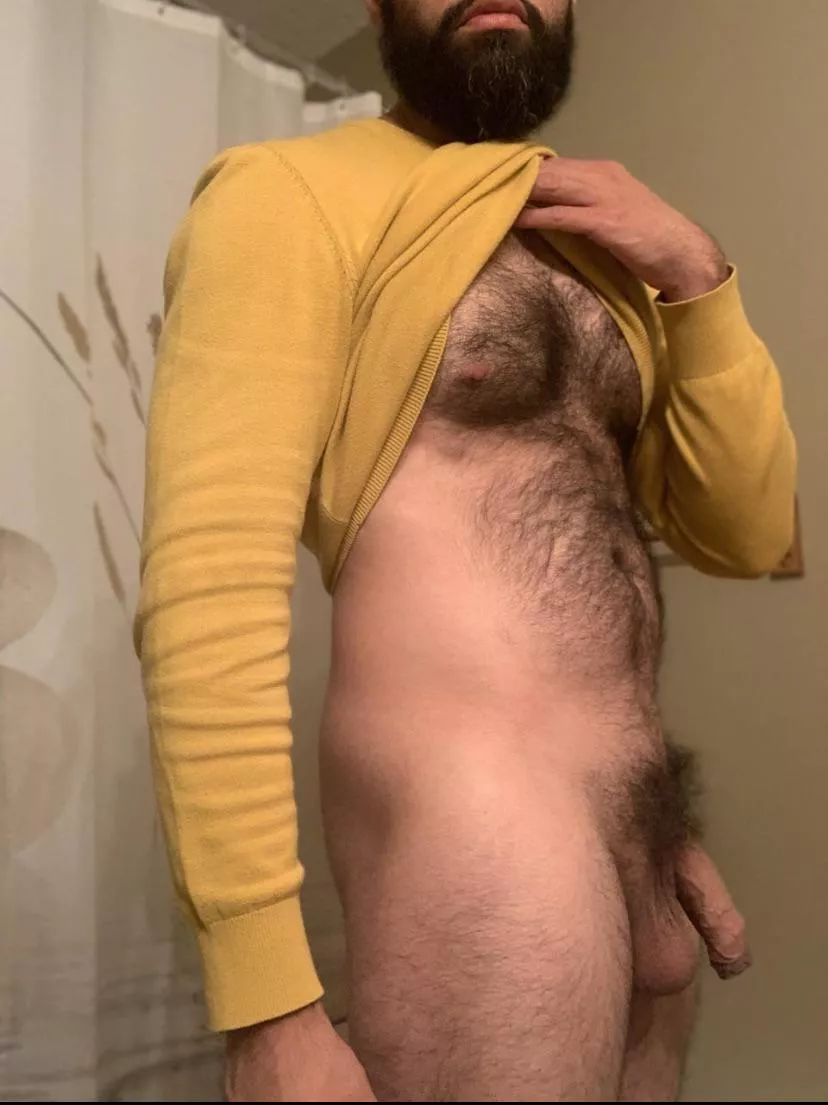 I love my hairy body! posted by sweaterdave
