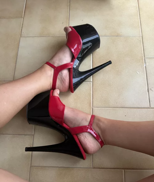 I will leave my high heels on for you by OpalLuxuryy