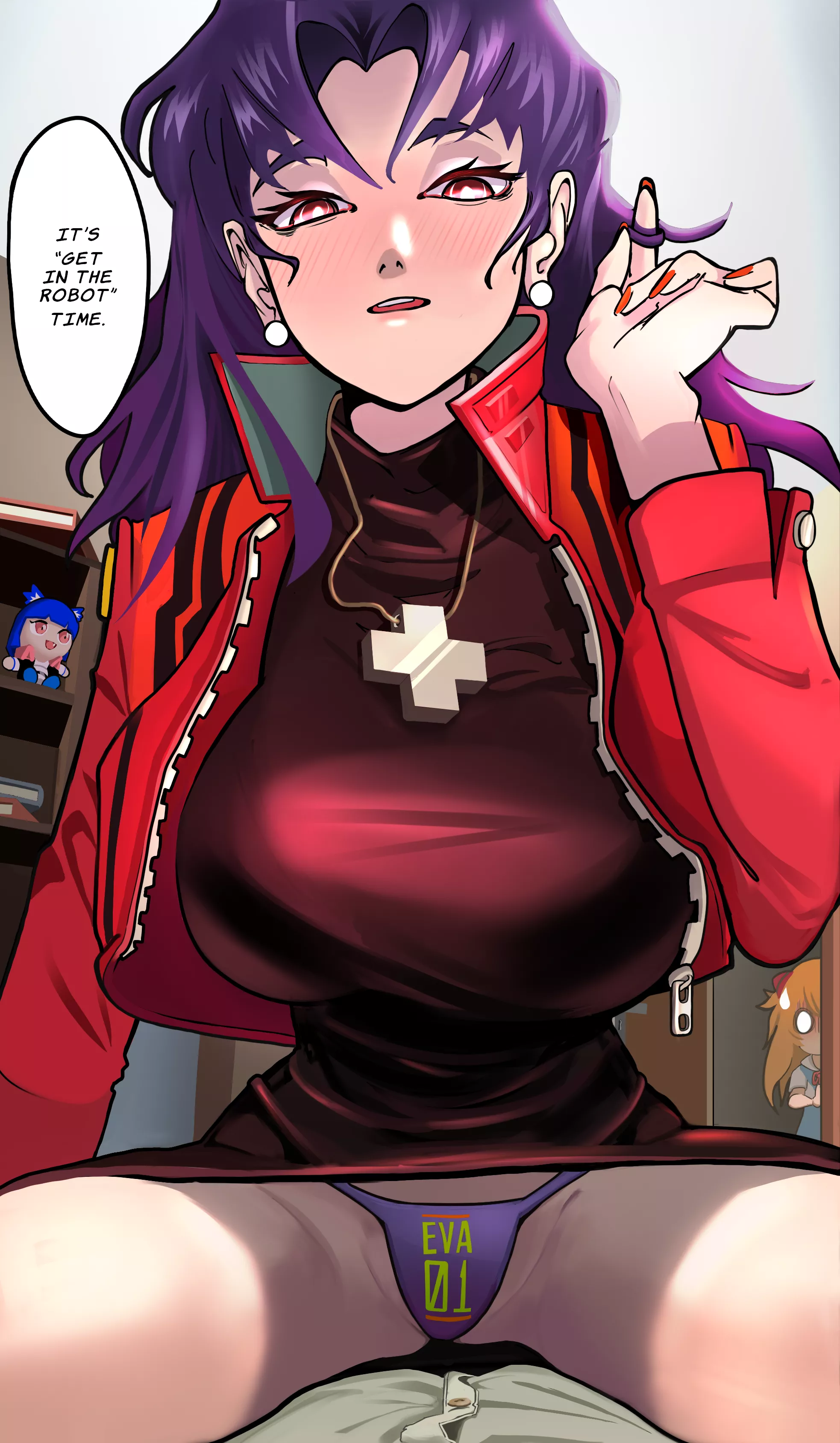 Misato comm (kupdoodles) [evangelion] posted by kupdoodles