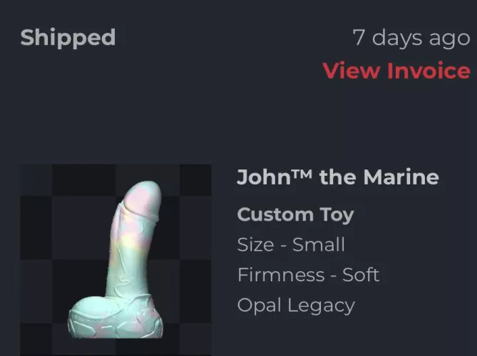 my custom shipped! by citruscandies