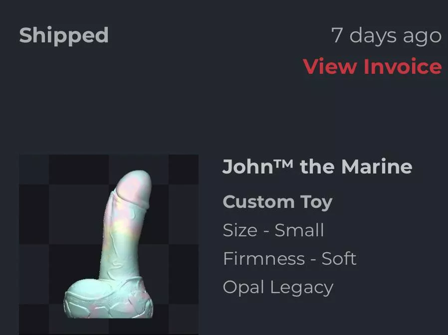 my custom shipped! posted by citruscandies