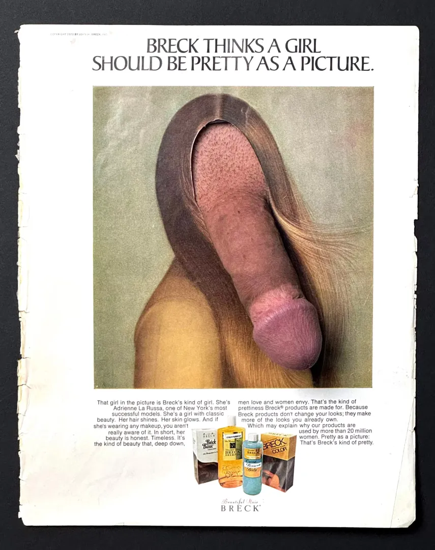 Pretty as a picture [Analog penis collage] by MorganLappin