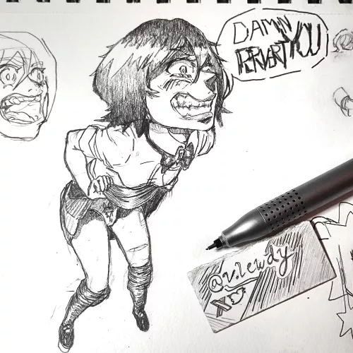 Rukia is pissed D:< by vLewdy