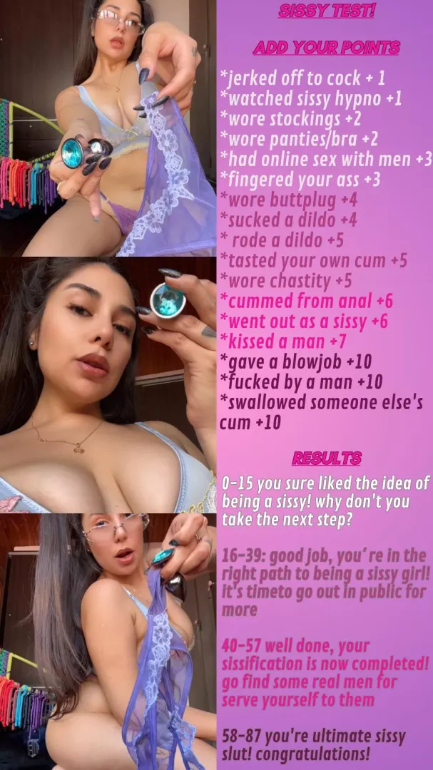 Show mommy your slut level  posted by catjohi