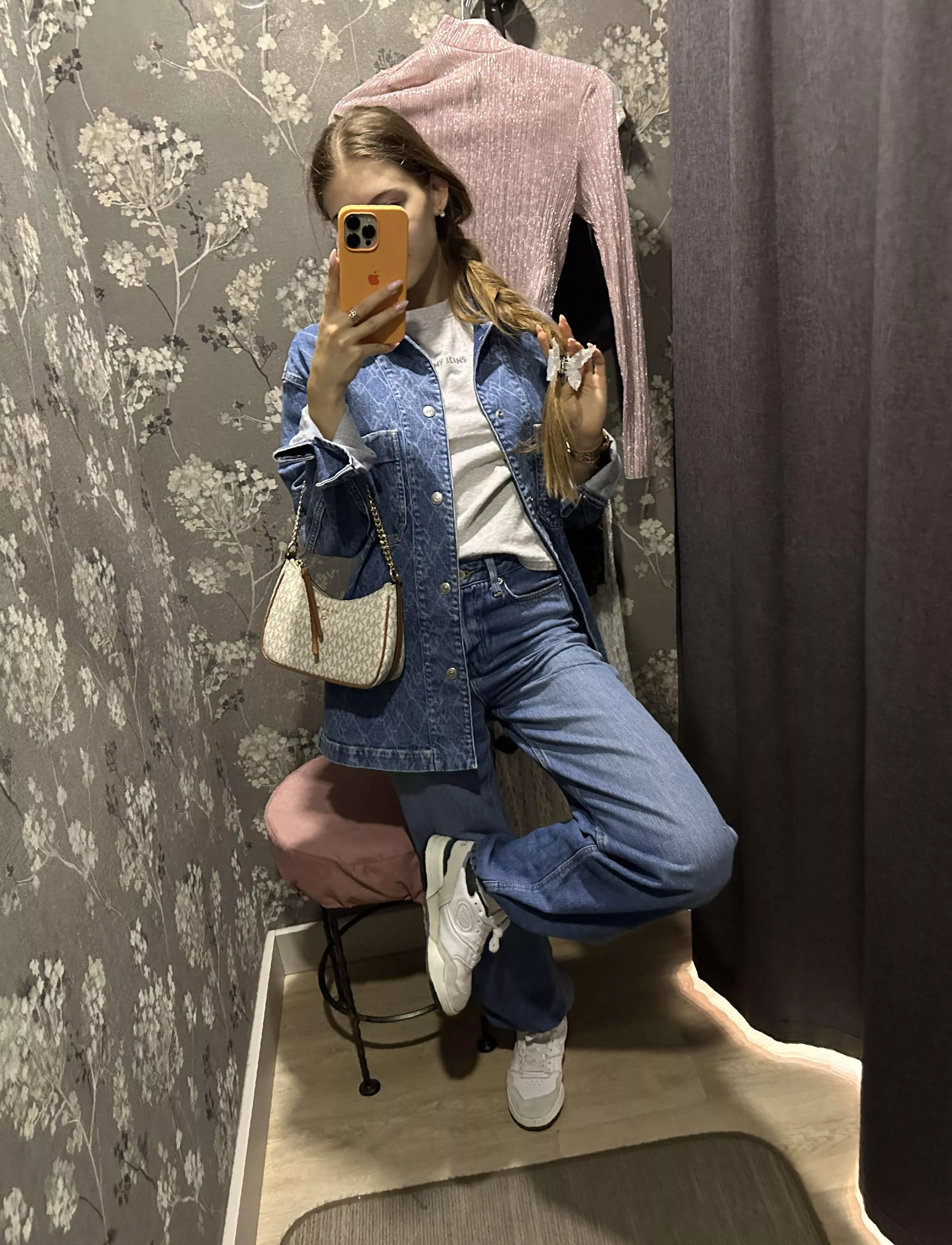 The risk of getting caught in the dressing room makes me even more horny posted by KatherineinaFluffy