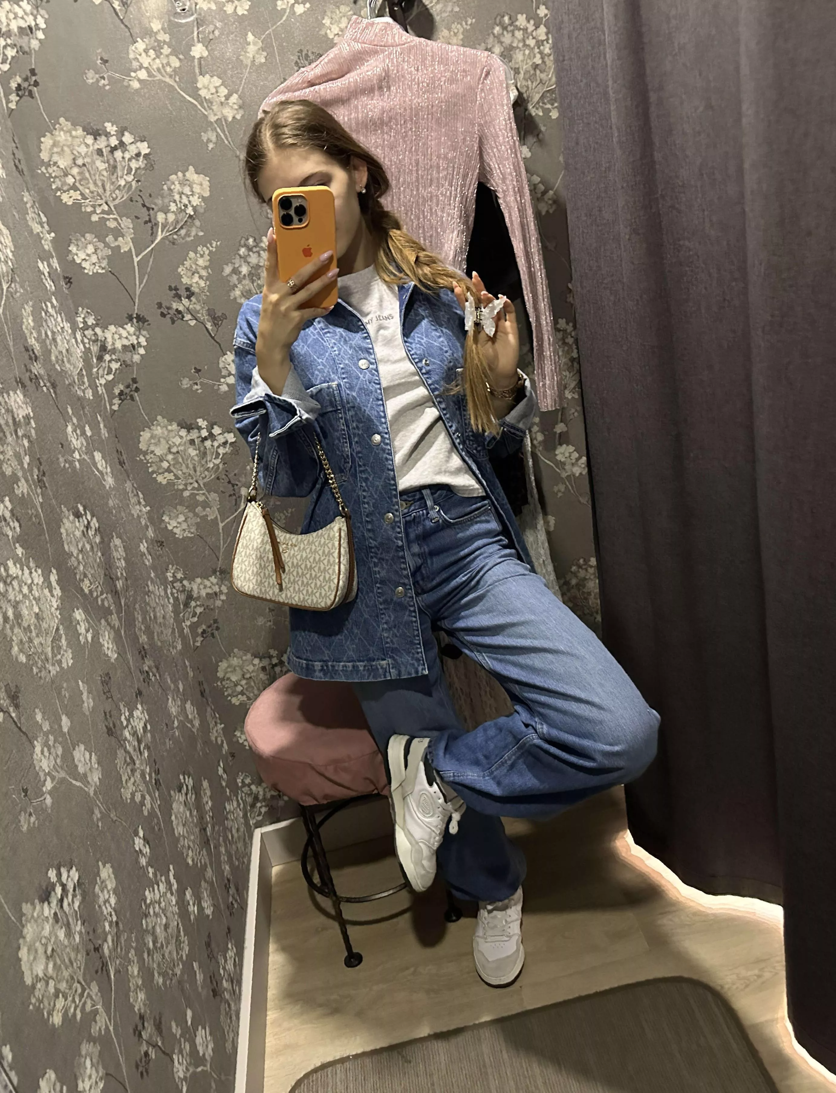 The risk of getting caught in the dressing room makes me even more horny posted by KatherineinaFluffy