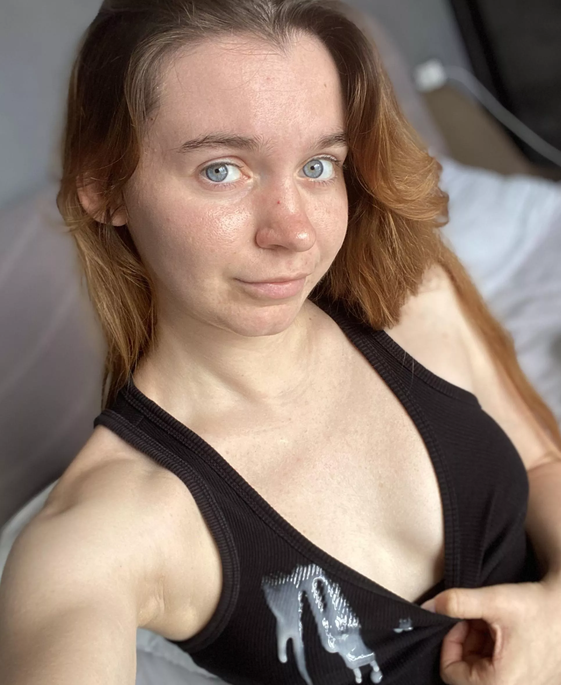 There's nothing like cum on my top posted by Angelfrom_Sky