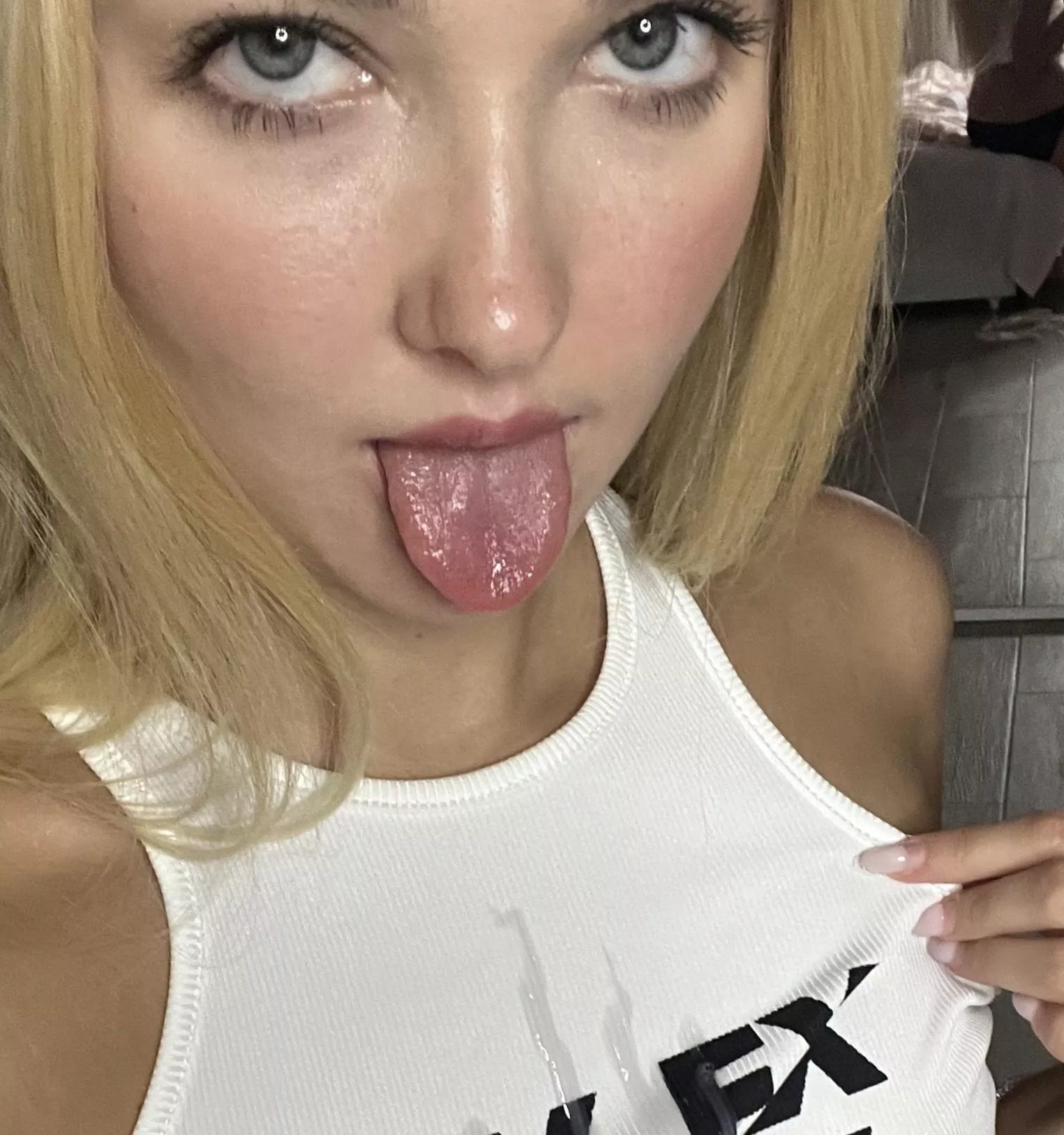 Told him to cum on my face but it didnt quite work posted by Arya_Doll