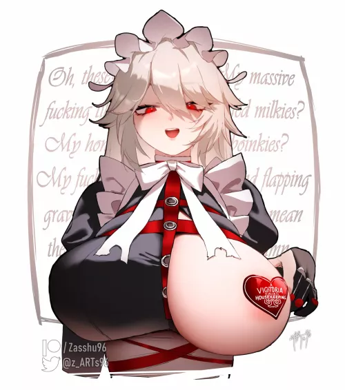 Victoria head maid's services with Alexandrina Sebastiane (zasshu96) [Zenless Zone Zero] by Seaquences