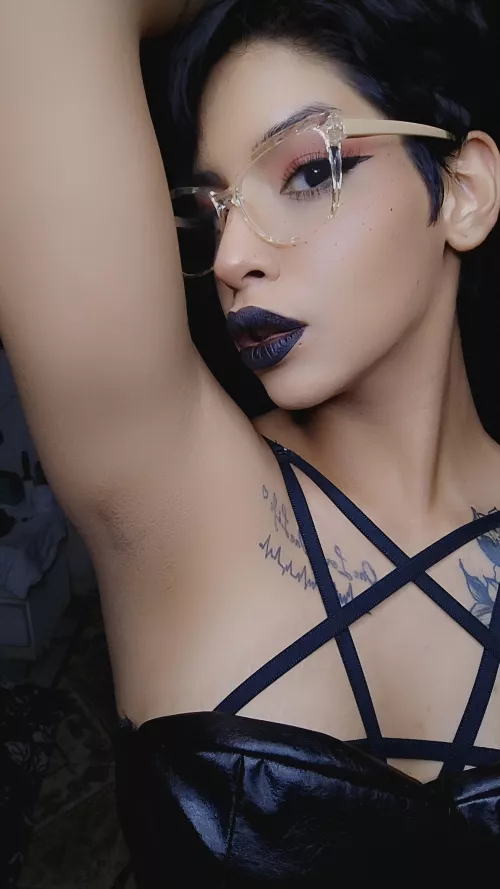 Would you run your tongue along this armpit? by Missraveen