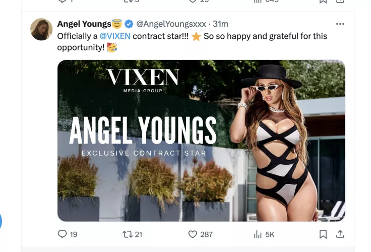 Angel Youngs goes exclusive with Vixen Media by DSCholly