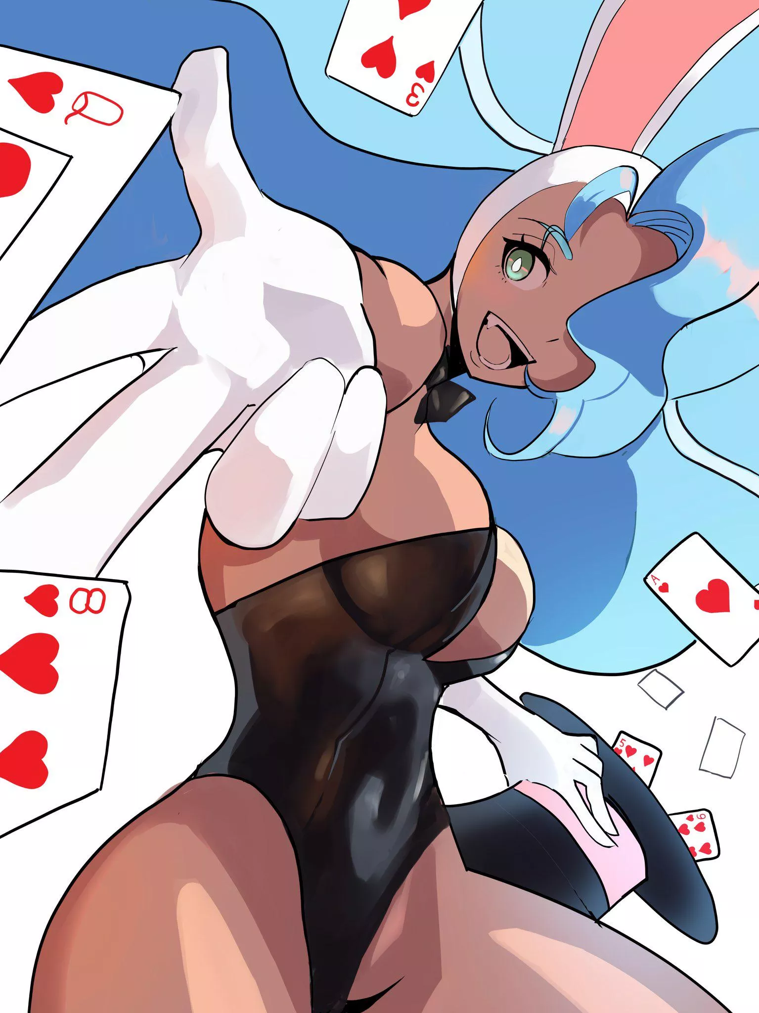 Bunny Suit Felicia by meke77842928 [Darkstalkers Month] posted by BopSomeElks