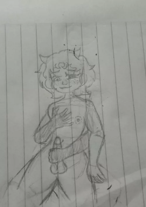 Dibujo sin terminar de Celio :3 by dominarrix