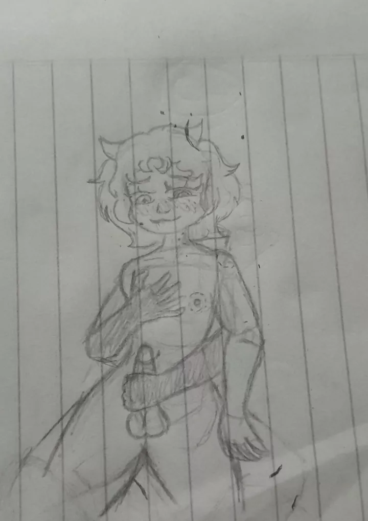 Dibujo sin terminar de Celio :3 posted by dominarrix