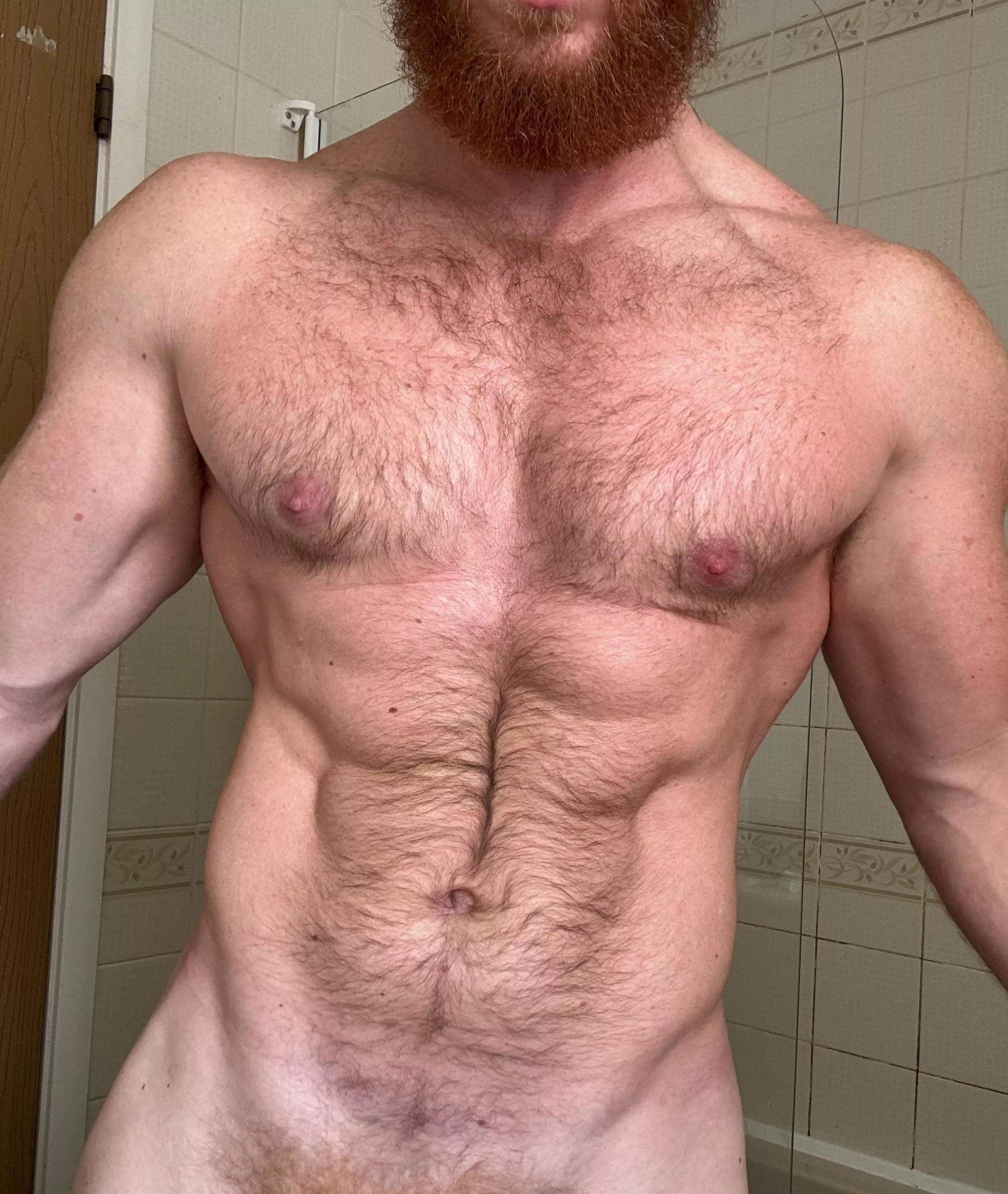 Do you want to put your hands all over this hairy muscular body? posted by Ok-Philosopher-9562