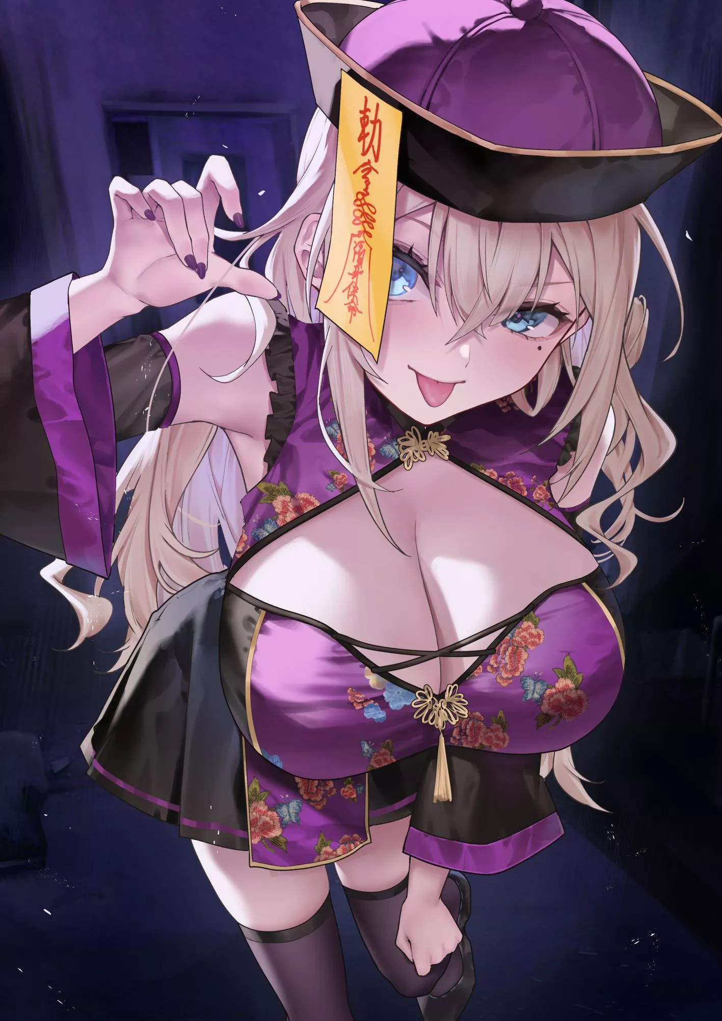 Dressed as a Chinese ghost  posted by marxsander2016