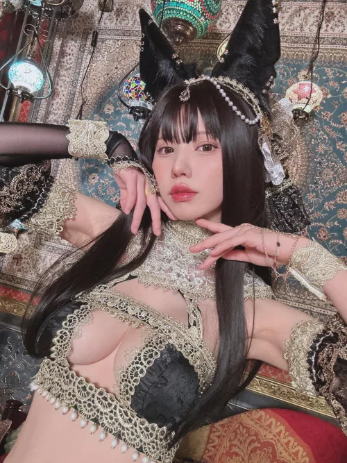 Enako Bastet goddess Cosplay Halloween 2024 by Pwnagepancakes