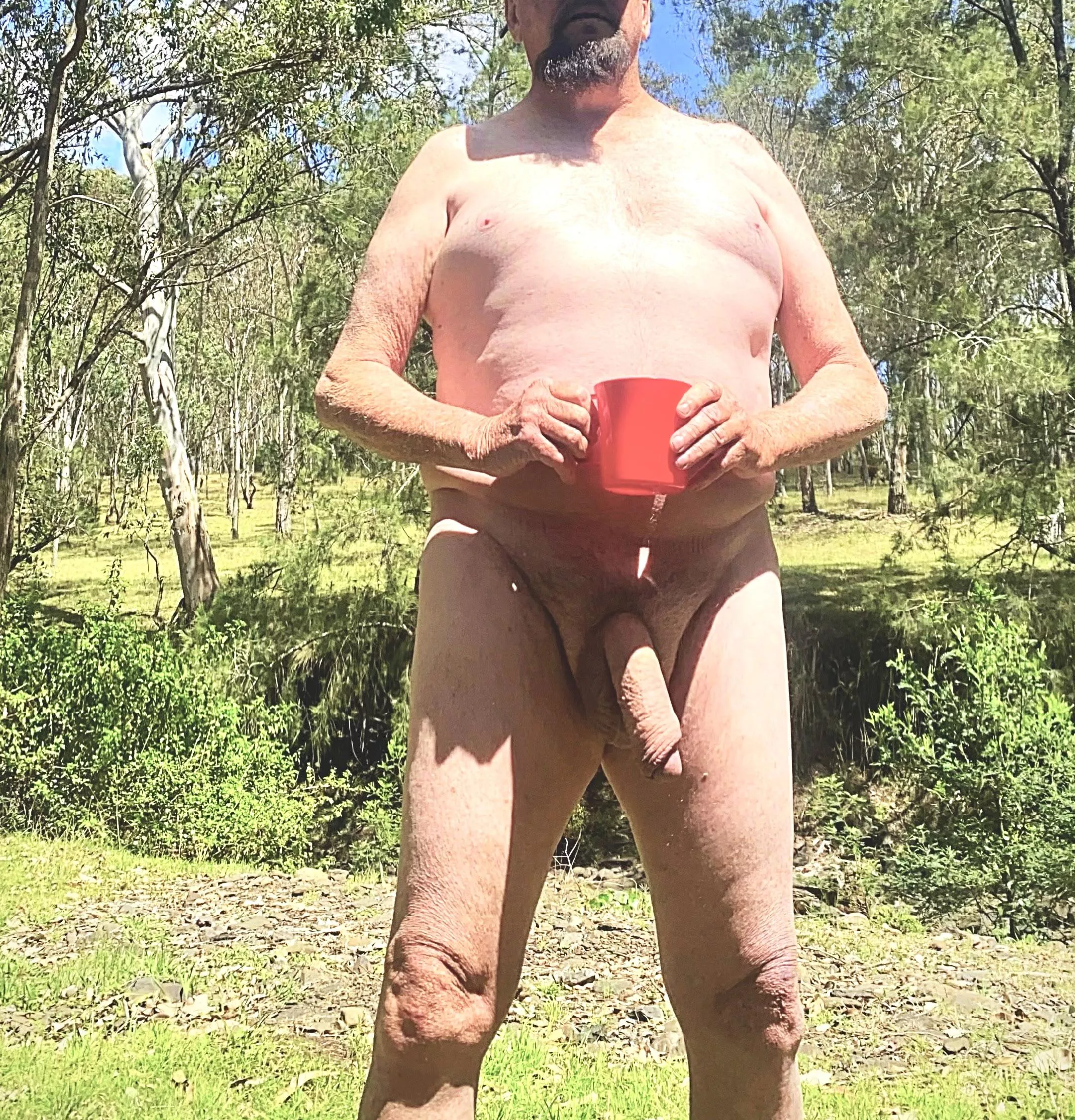 Enjoying a nice cup of coffee in the great outdoors. posted by triumphmark2777st